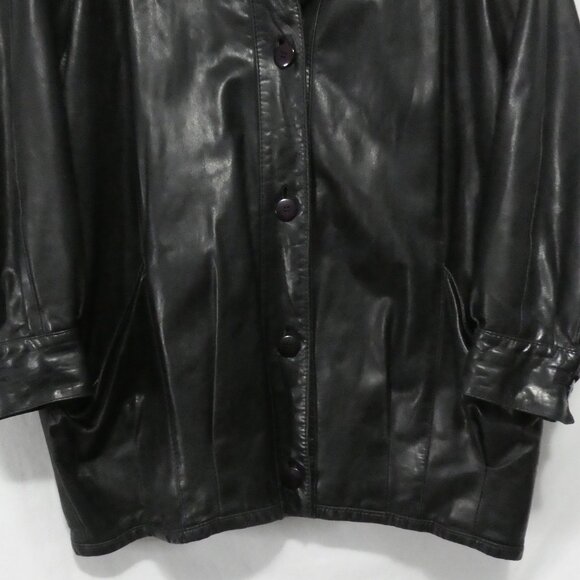 DMD - DITA MARTIN DESIGN | size 12 | Leather Jacket | Made In Canada 🟥🍁🟥 - Picture 8 of 16